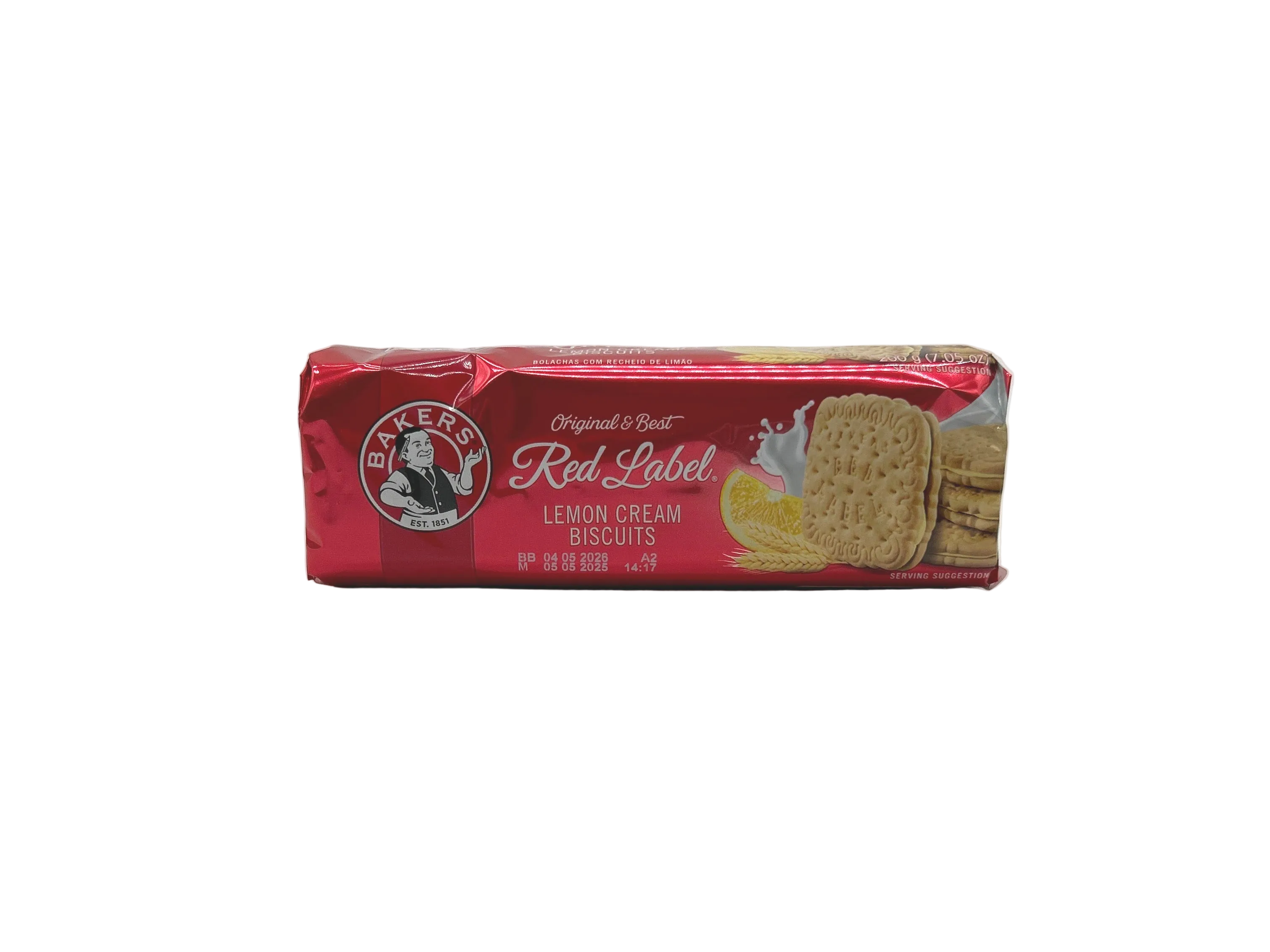 Bakers Red Label Lemon Cream Biscuits - 200 g