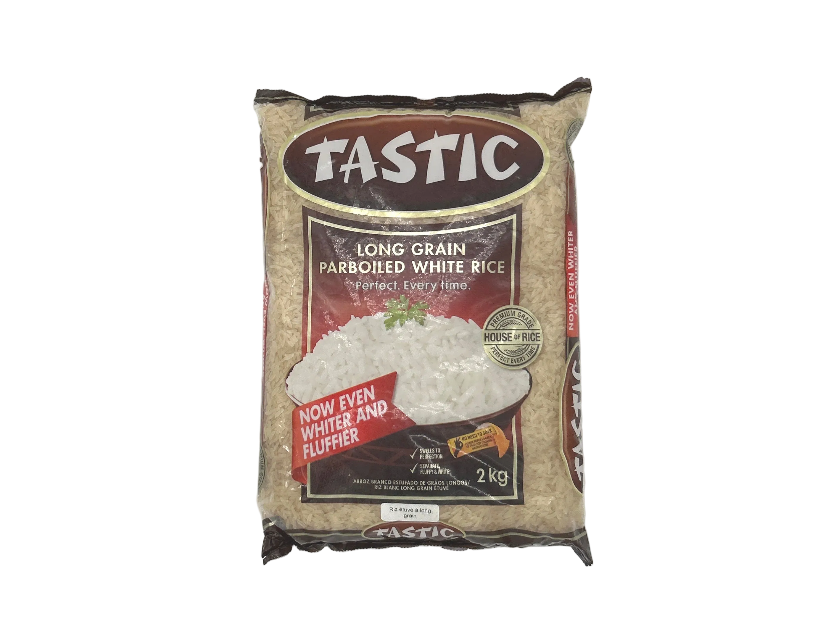 Tastic Long Grain Parboiled Rice - 2 kg