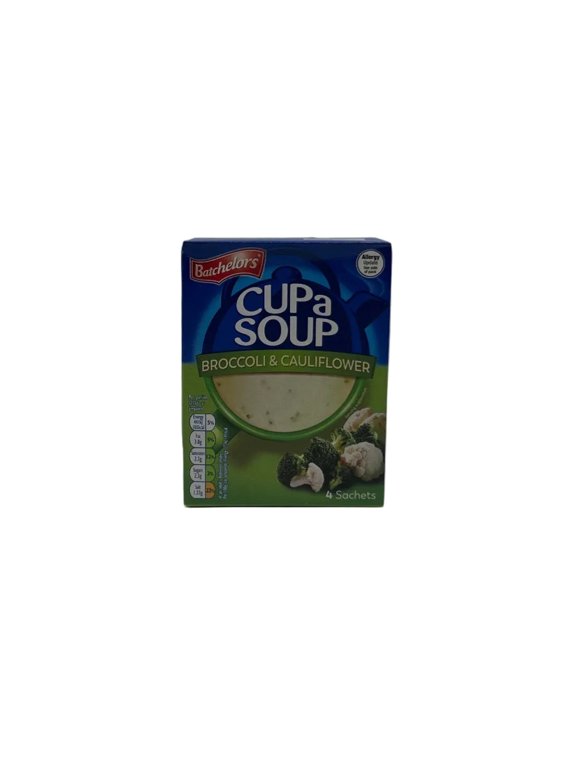 Batchelors Cup a Soup - Broccoli & Cauliflower - 4 Pack