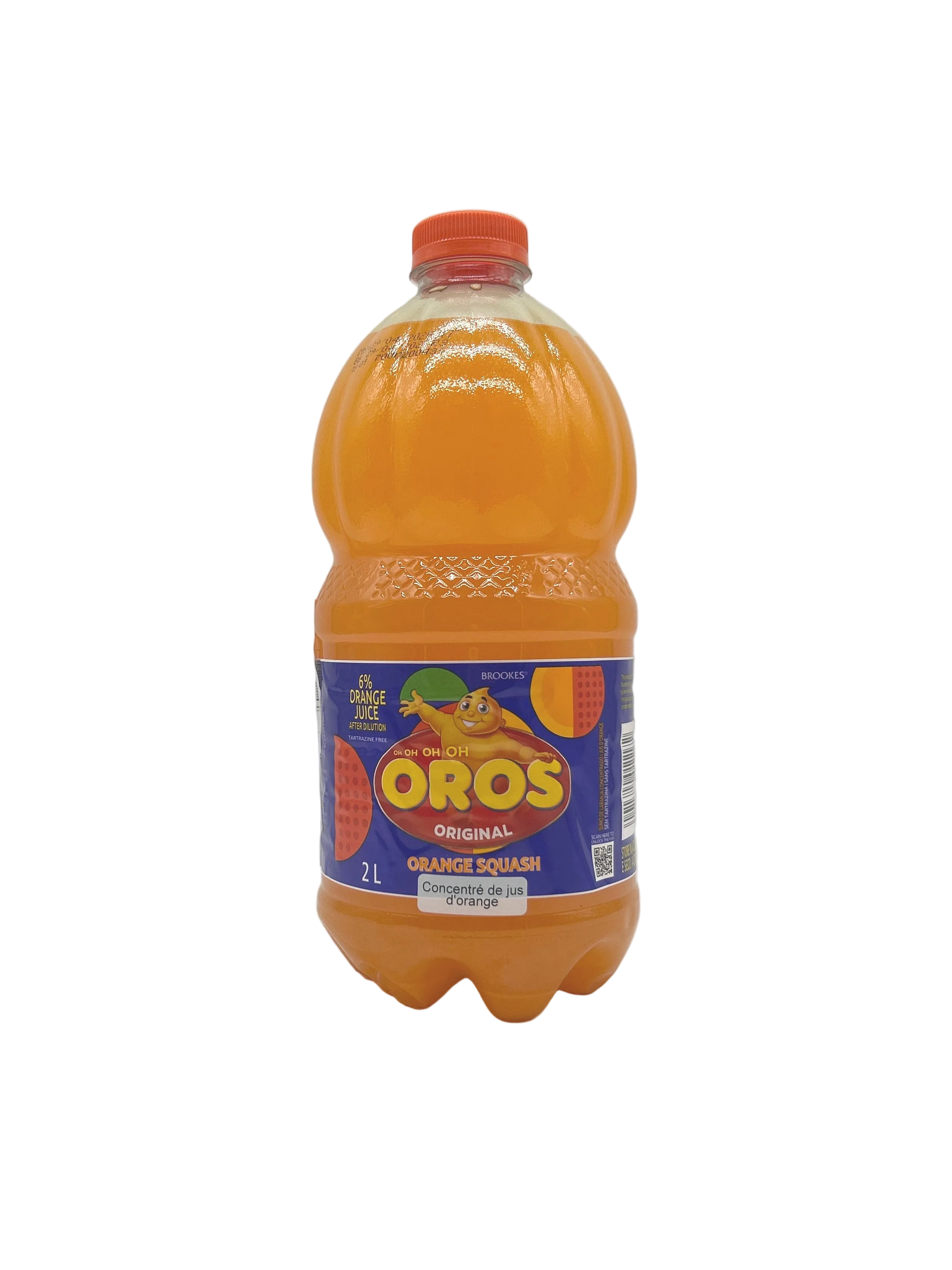 Brookes Oros Orange Squash - 2 L