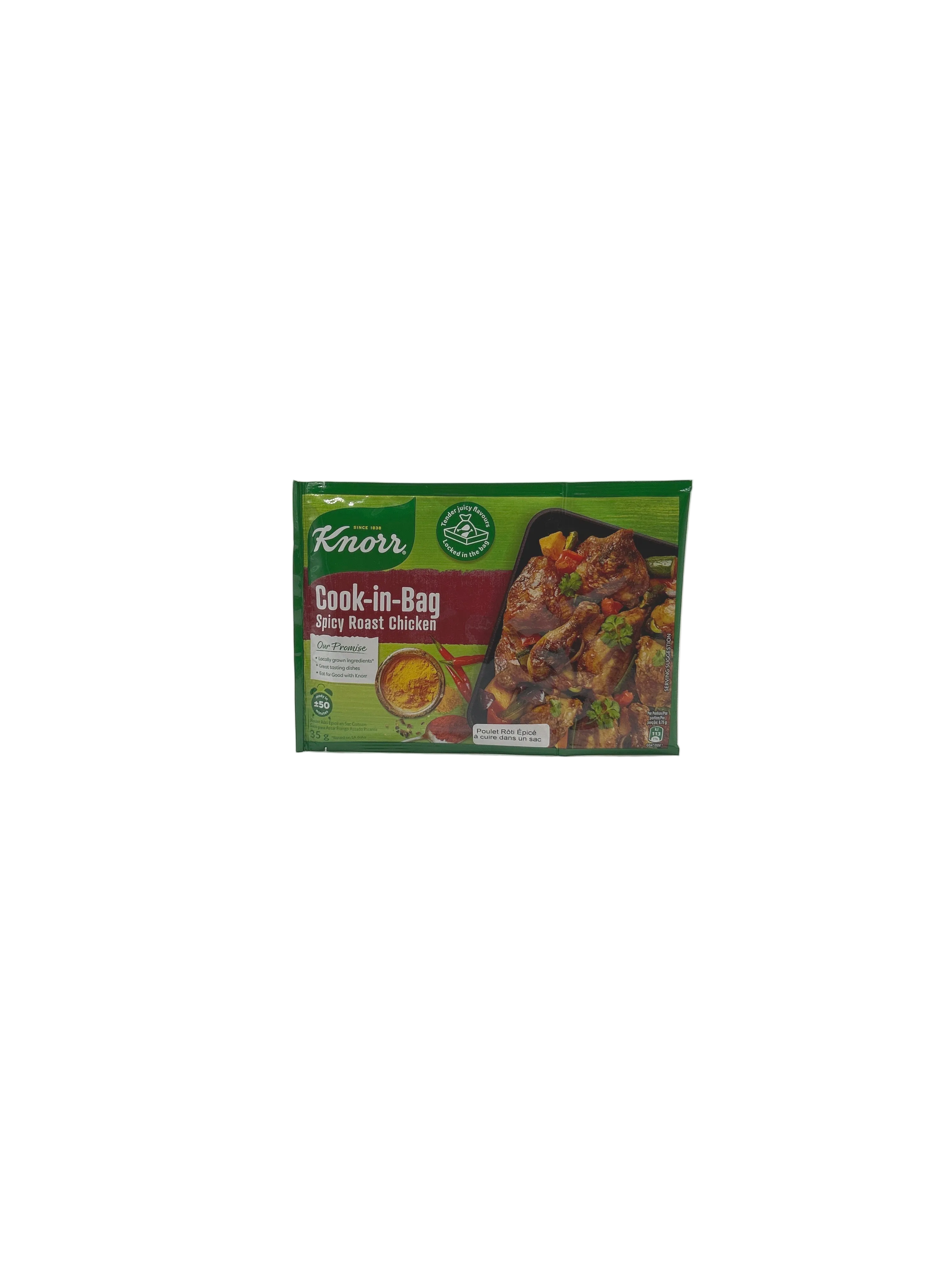 Knorr Cook-in-Bag Packets - Spicy Roast Chicken - 1 Pack