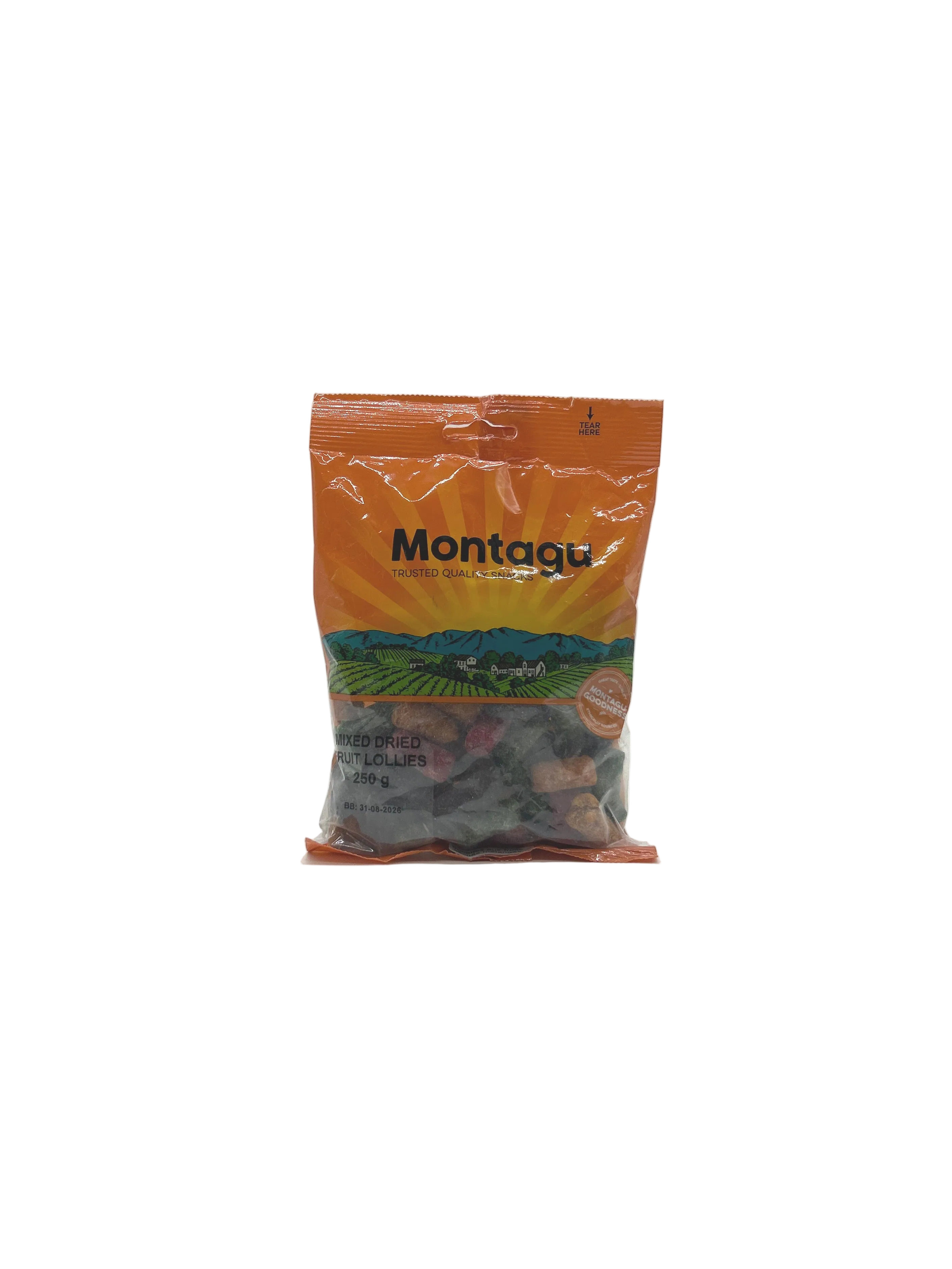 Montagu Mixed Dried Fruit Lollies - 250 g