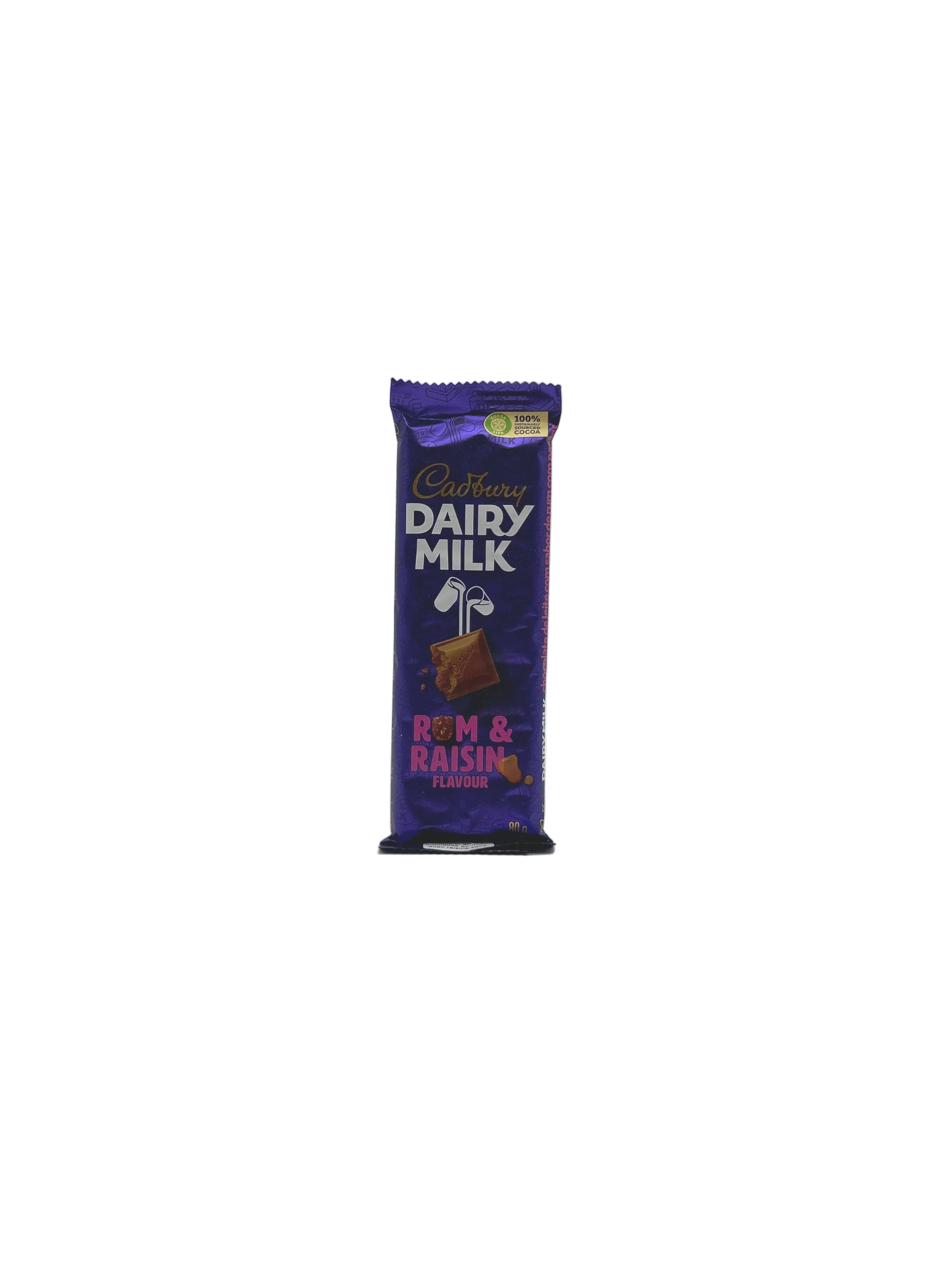 Cadbury Dairy Milk Rum & Raisin Flavour - 80 g