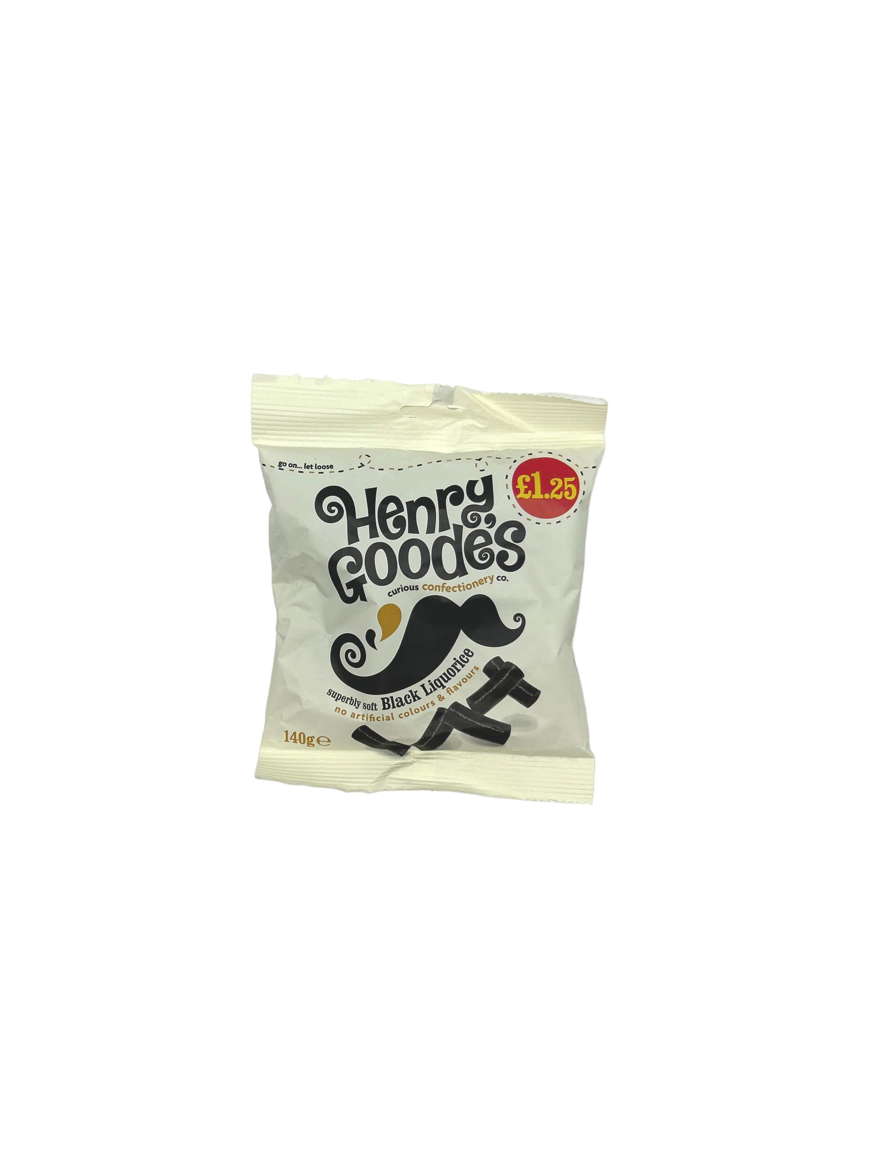 Henry Goode's Superbly Soft Black Liquorice - 140 g
