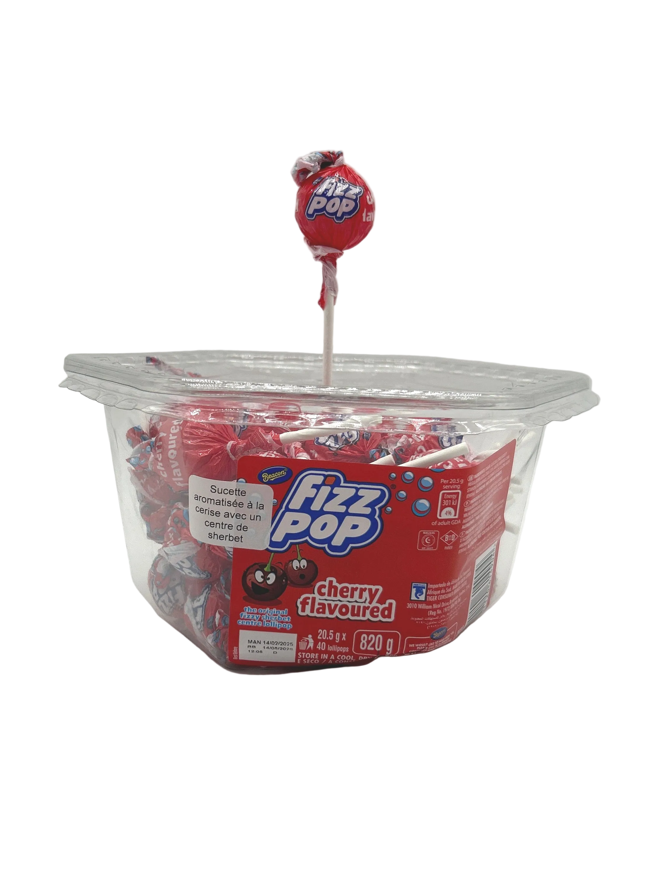 Beacon Fizz Pops - Cherry