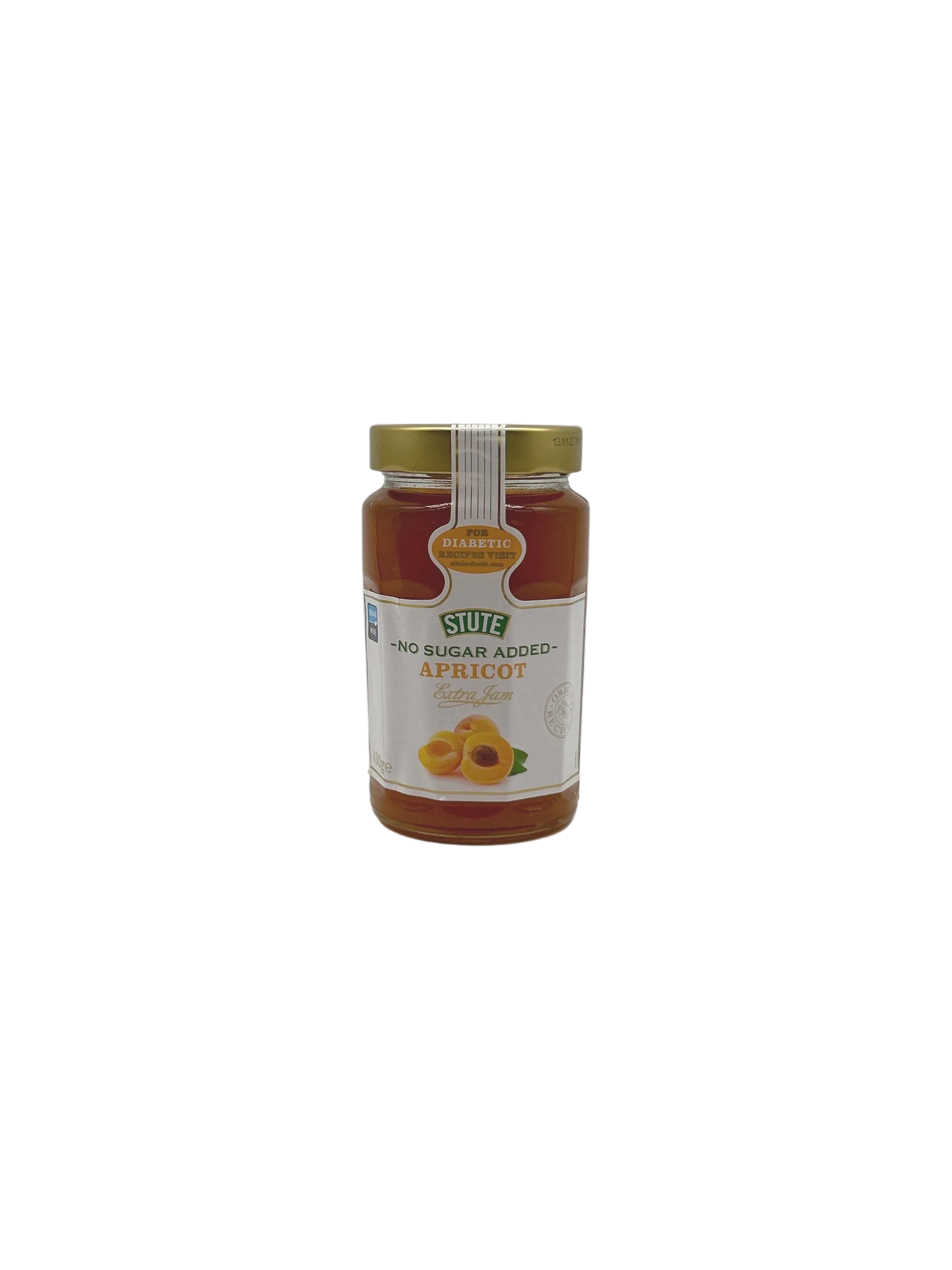 Stute No Sugar Added Jam - Apricot - 430 g