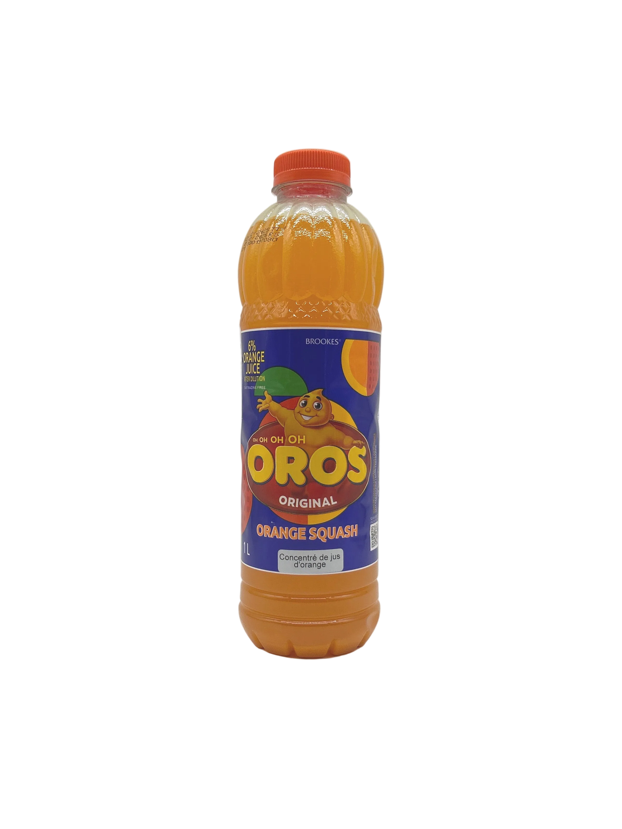 Brookes Oros Orange Squash - 1 L