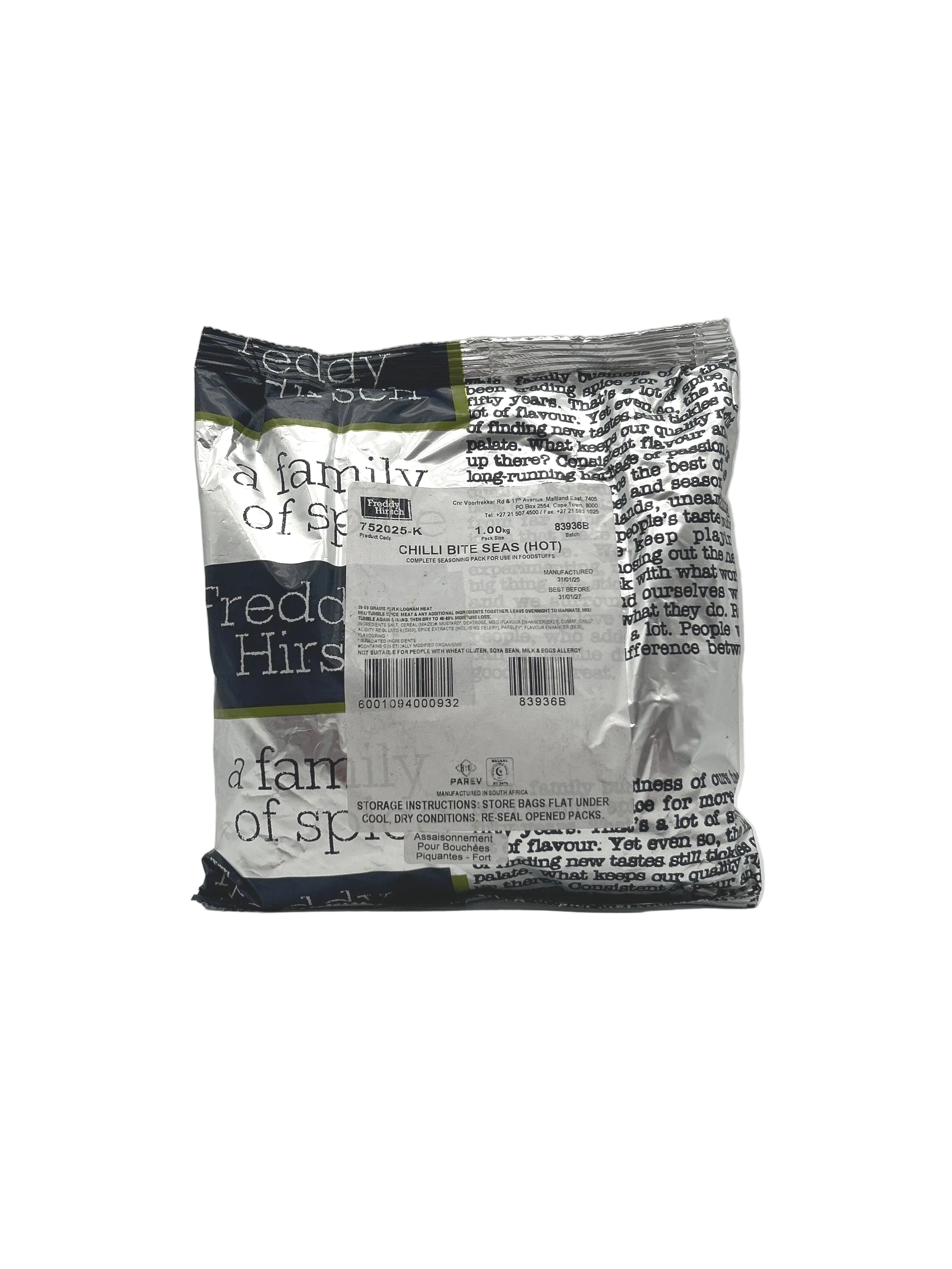 Freddy Hirsch Chilli Bite Spice - 1 kg