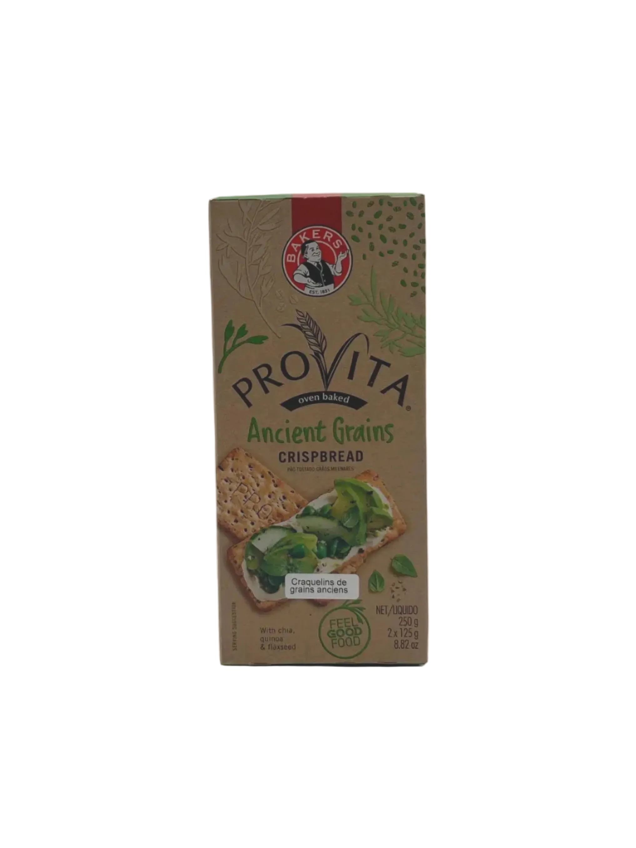 Bakers Provita Crispbread - Ancient Grains - 250 g