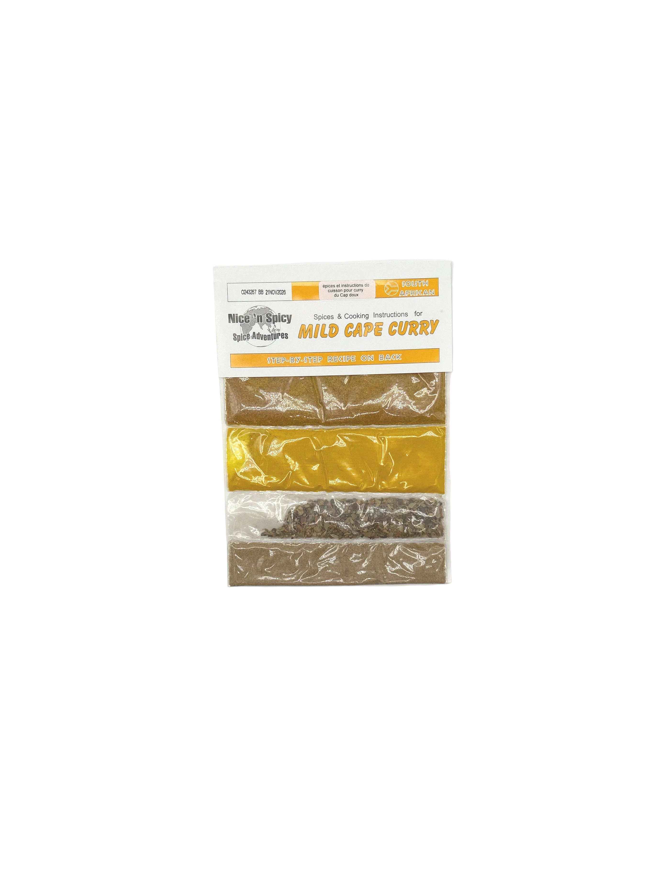 Nice 'N Spicy Spice Packets - Mild Cape Curry - 1 Pack