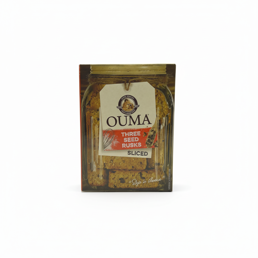 Ouma Sliced Rusks - Three Seed - 450 g