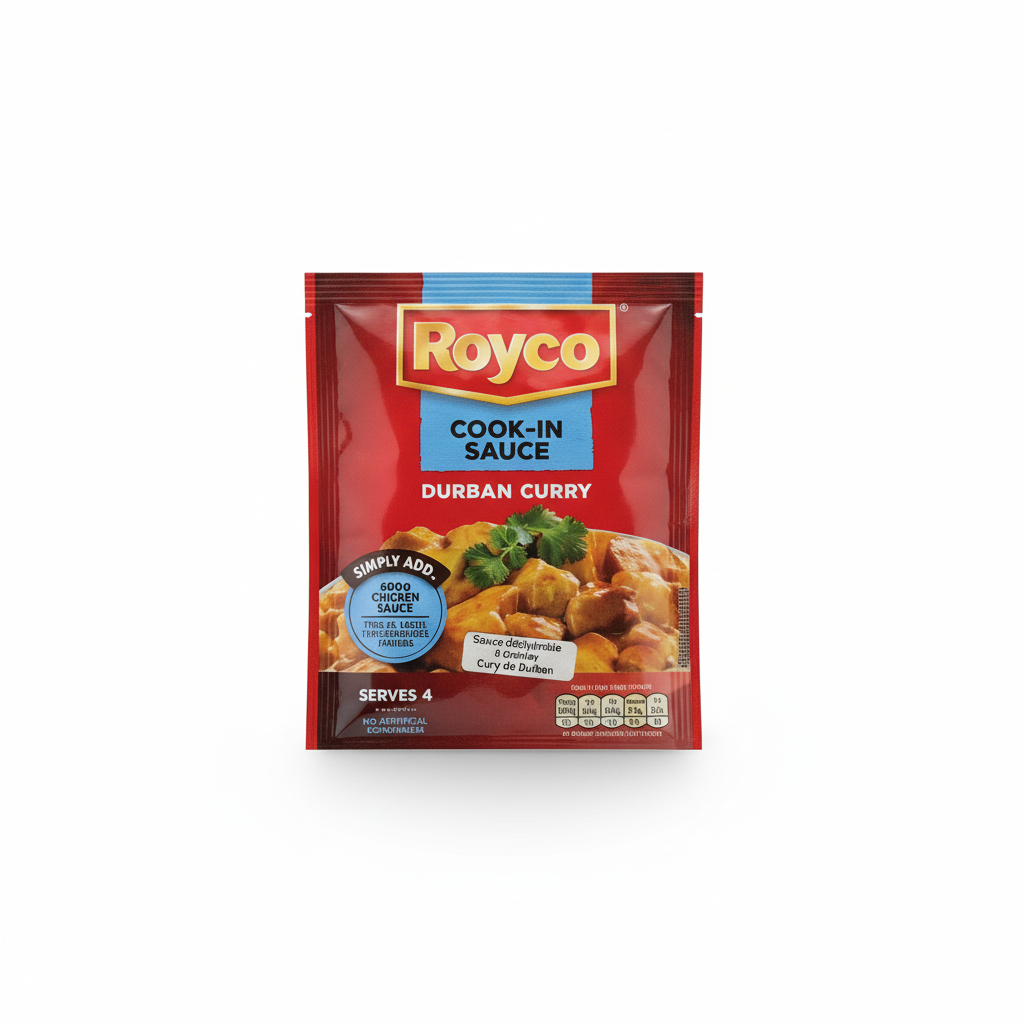 Royco Cook-In Sauce Packets - Durban Curry - 1 Pack