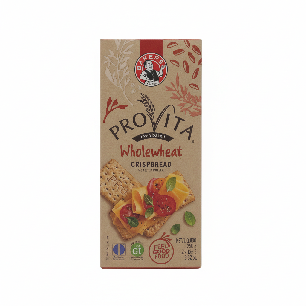 Bakers Provita Crispbread - Wholewheat - 250 g