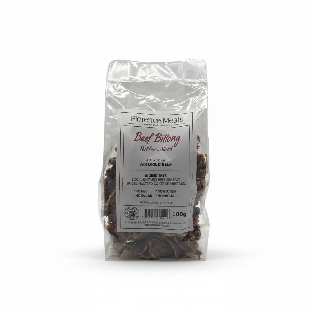 Beef Biltong Slices - Peri Peri - 100 g