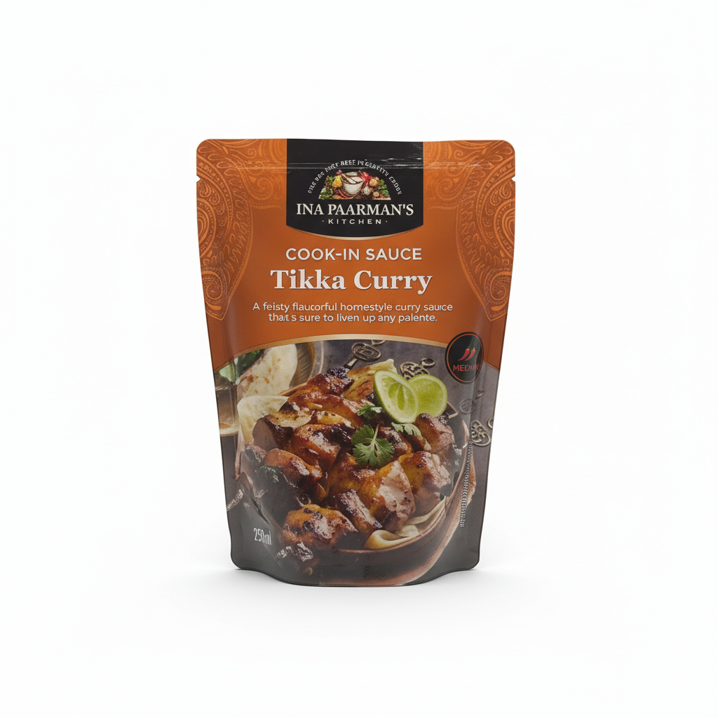 Ina Paarman's Coat & Cook Sauce - Tikka Curry - 200 mL