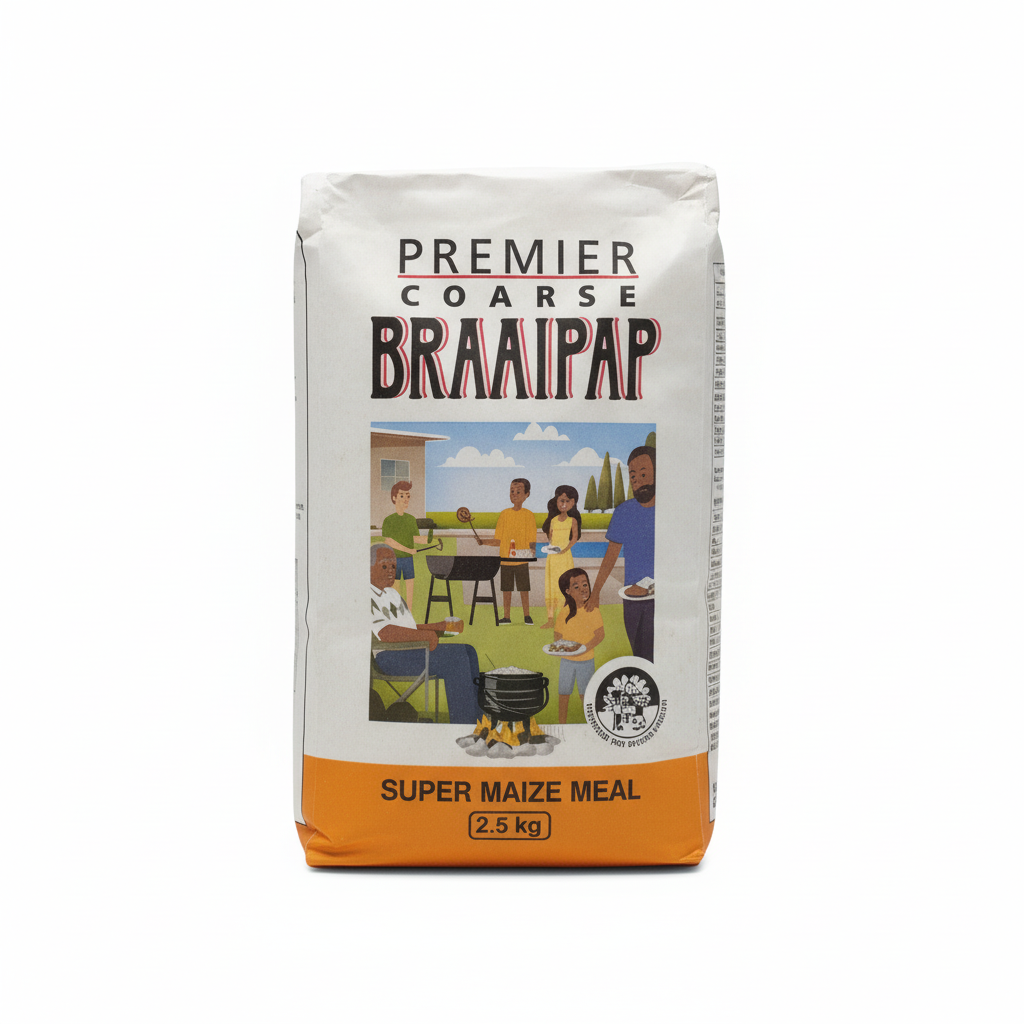 Premier Coarse Braaipap Maize Meal - 2.5 kg