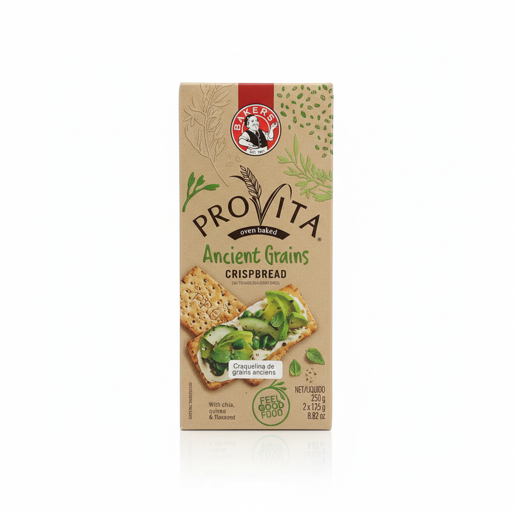 Bakers Provita Crispbread - Ancient Grains - 250 g